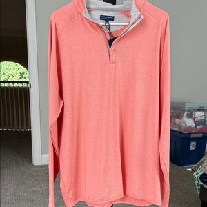 Peter Millar Men’s Coral Quarter Zip
